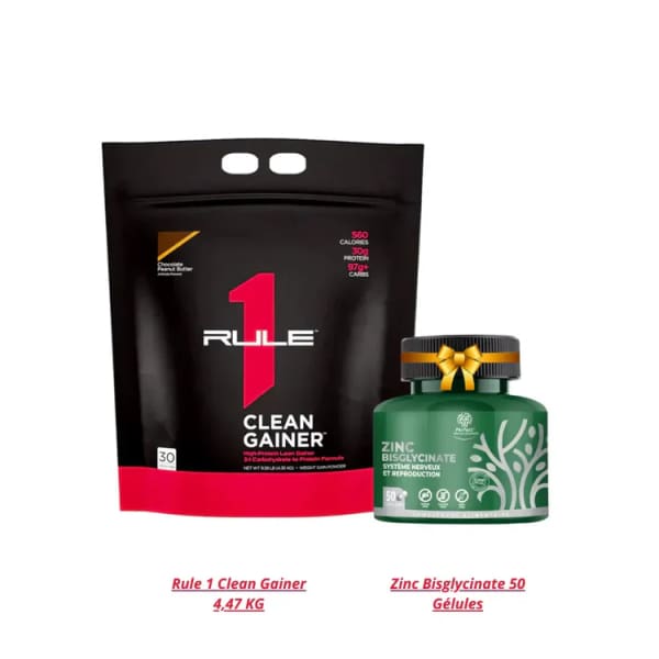 Rule 1 Clean Gainer 4,45 Kg + ZINC PERFECT Rule 1 Clean Gainer 4,45 Kg + ZINC PERFECT